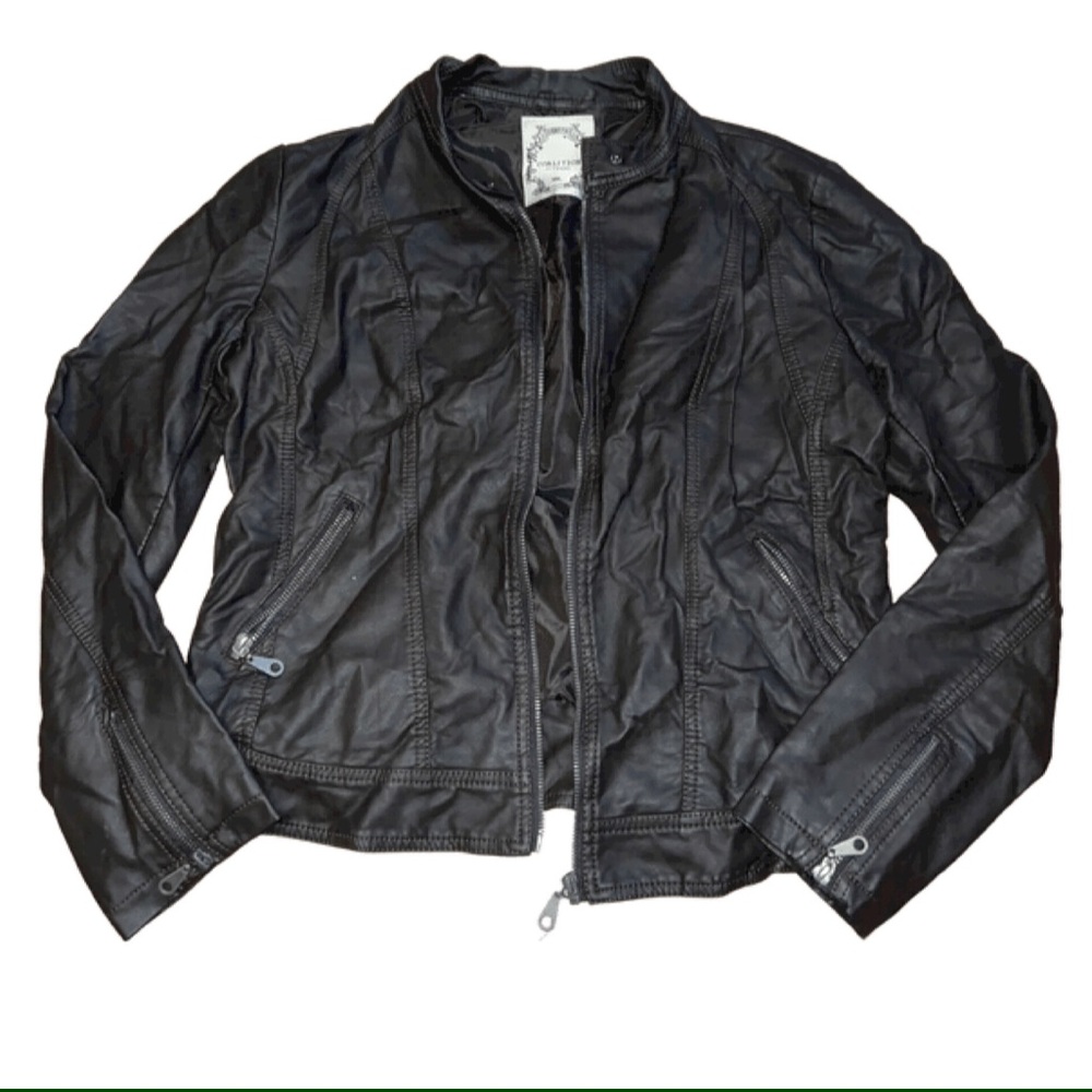 XXL Dark Brown Leather Jacket